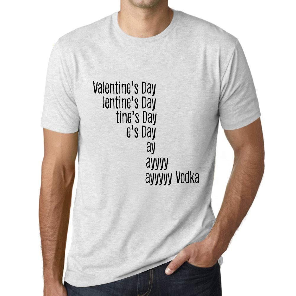 Homme T-Shirt Graphique Imprimé Vintage Tee Valentine Vodka