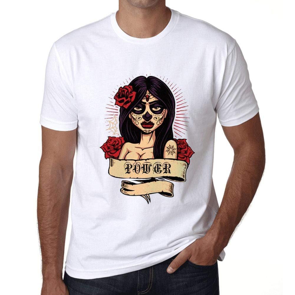 Ultrabasic - Homme T-Shirt Graphique Women Flower Tattoo Power