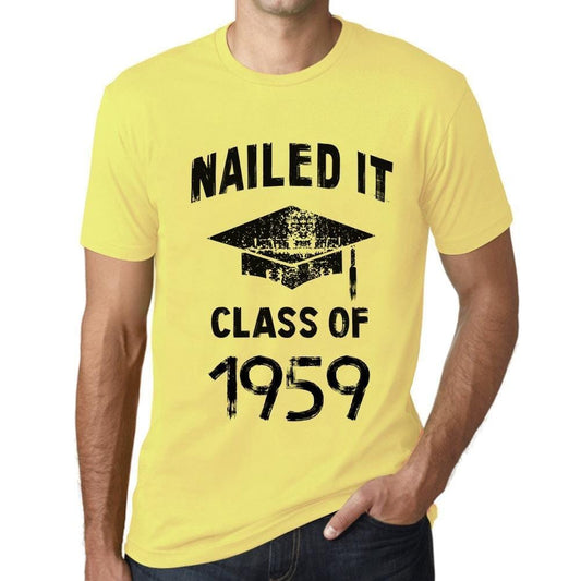 Homme T Shirt Graphique Imprimé Vintage Tee Nailed it Class of 1959