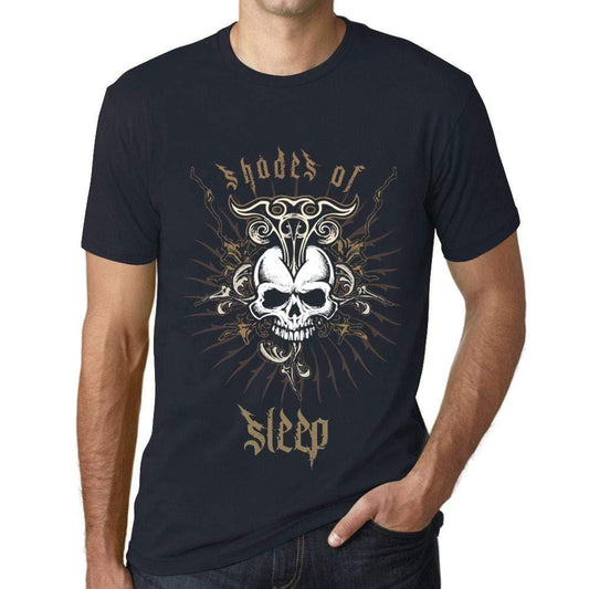 Ultrabasic - Homme T-Shirt Graphique Shades of Sleep Marine