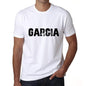 Ultrabasic ® Nom de Famille Fier Homme T-Shirt Nom de Famille Idées Cadeaux Tee Garcia Blanc