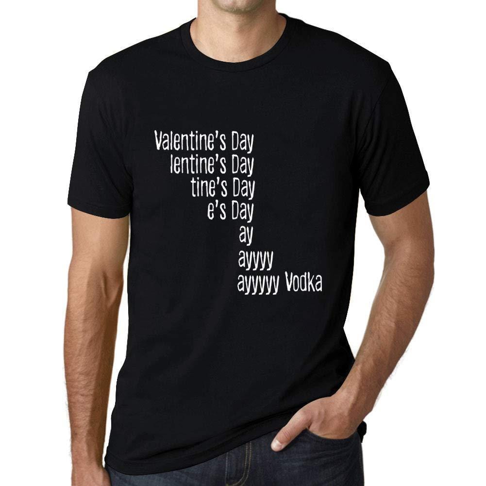 Homme T-Shirt Graphique Imprimé Vintage Tee Valentine Vodka