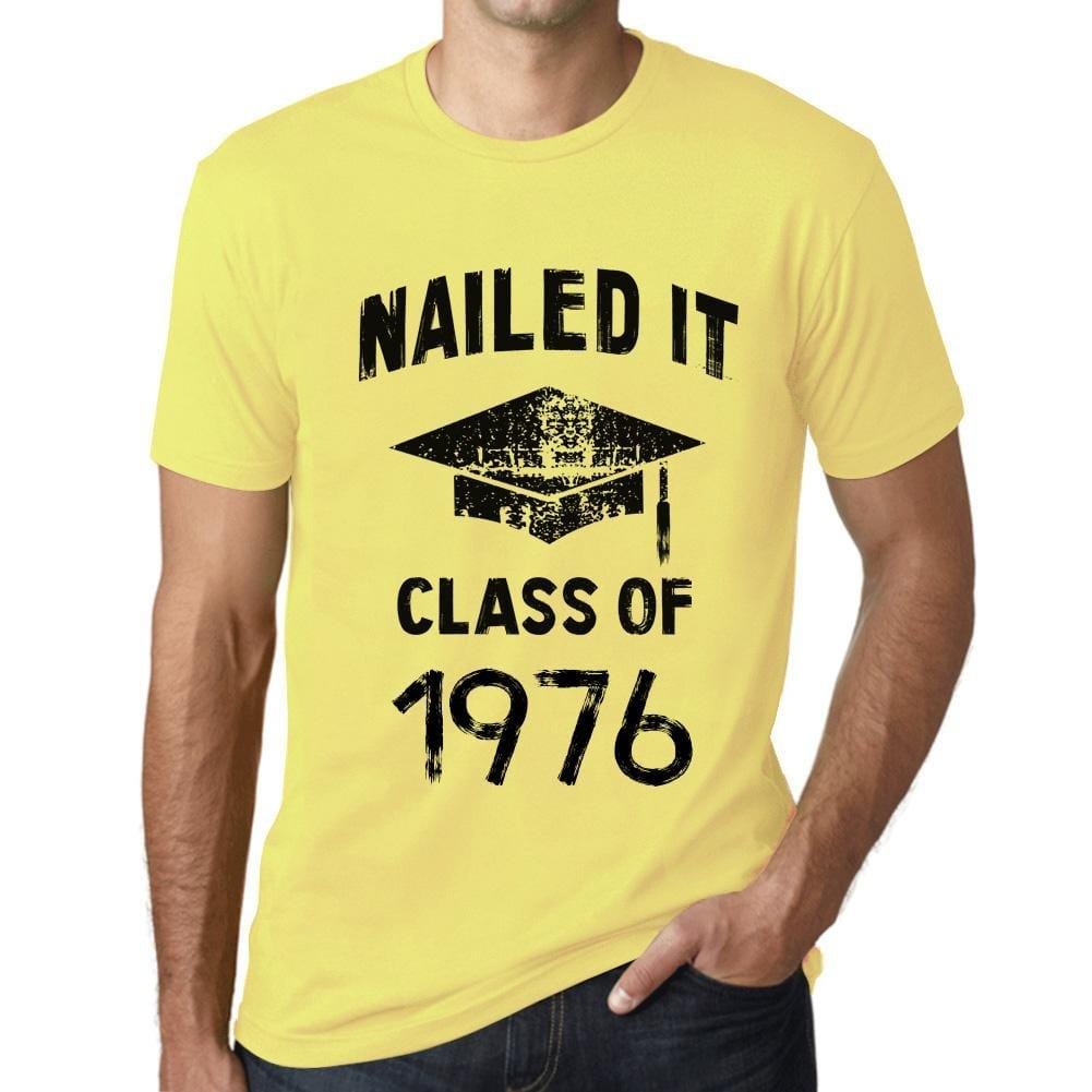 Homme T Shirt Graphique Imprimé Vintage Tee Nailed it Class of 1976