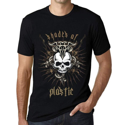 Ultrabasic - Homme T-Shirt Graphique Shades of Plastic Noir Profond