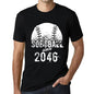 Men&rsquo;s Graphic T-Shirt Softball Since 2046 Deep Black - Ultrabasic