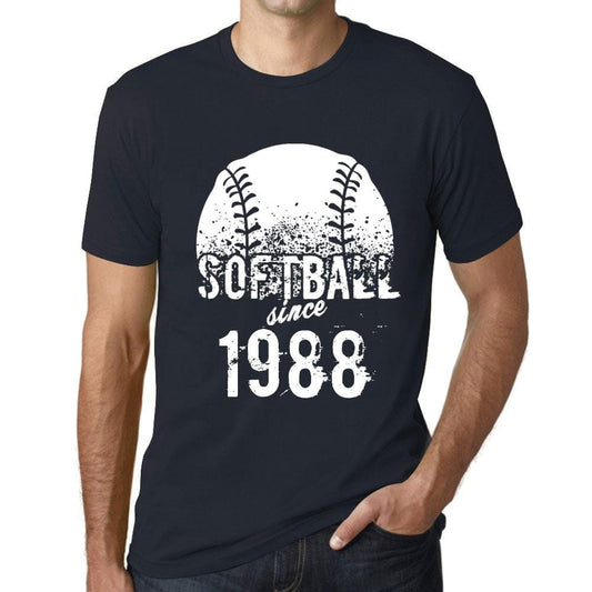 Men’s <span>Graphic</span> T-Shirt Softball Since 1988 Navy - ULTRABASIC