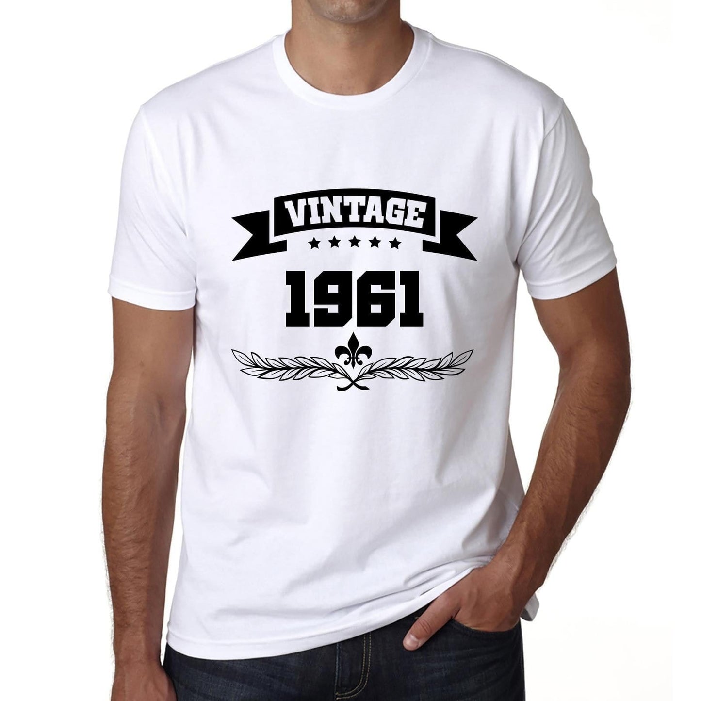 Homme Tee Vintage T Shirt 1961 Vintage Year