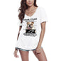 ULTRABASIC Women's T-Shirt English Bulldog Personal Stalker - I Will Follow You Wherever You Go - Funny Dog Tee Shirt