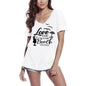 ULTRABASIC Women's T-Shirt Love You to the Beach and Back - Funny Summer Short Sleeve Tee Shirt Tops