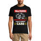 ULTRABASIC Men's T-Shirt Warning May Spontaneously Talk About Car - Car Lovers Tee Shirt