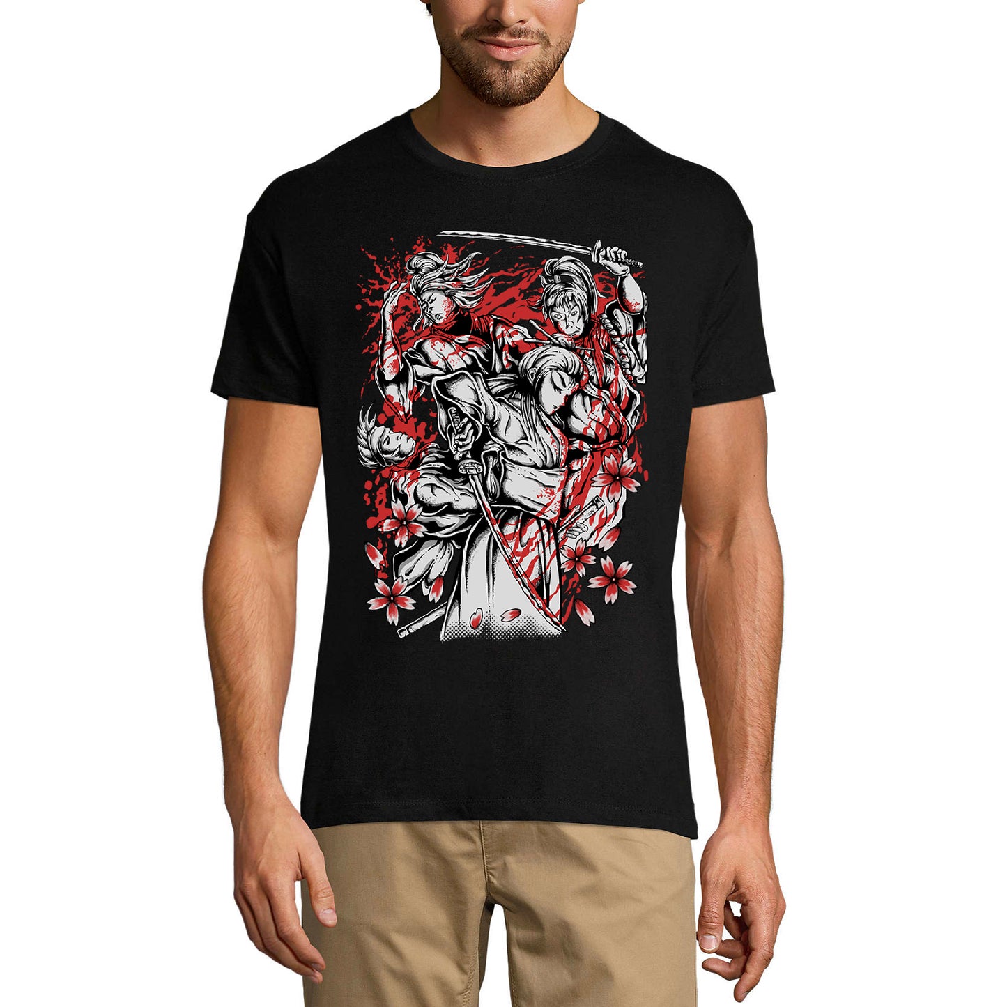 ULTRABASIC Graphic Men's T-Shirt Way Of The Samurai - Vintage Scary Shirt