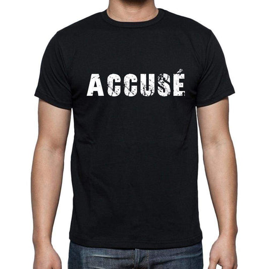 Accusé French Dictionary Mens Short Sleeve Round Neck T-Shirt 00009 - Casual