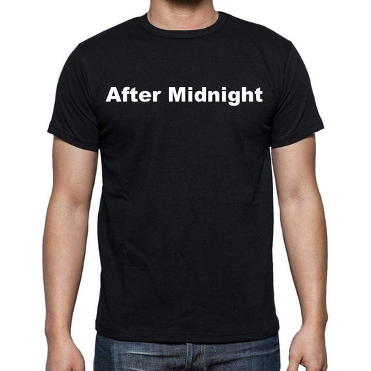 After Midnight Mens Short Sleeve Round Neck T-Shirt - Casual