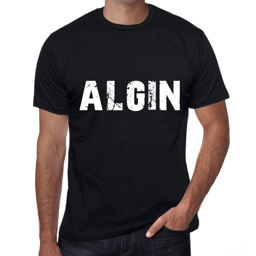 Algin Mens Retro T Shirt Black Birthday Gift 00553 - Black / Xs - Casual