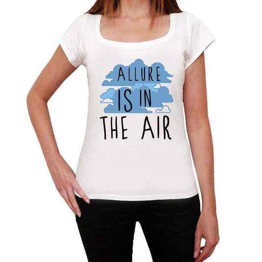 Allure In The Air White Womens Short Sleeve Round Neck T-Shirt Gift T-Shirt 00302 - White / Xs - Casual