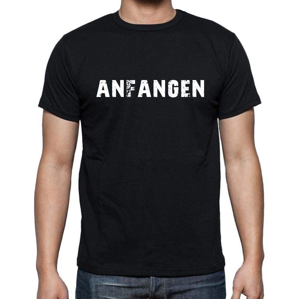 Anfangen Mens Short Sleeve Round Neck T-Shirt - Casual