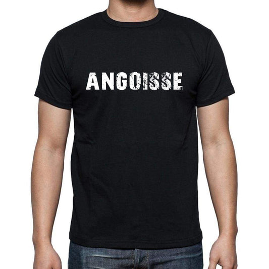 Angoisse French Dictionary Mens Short Sleeve Round Neck T-Shirt 00009 - Casual