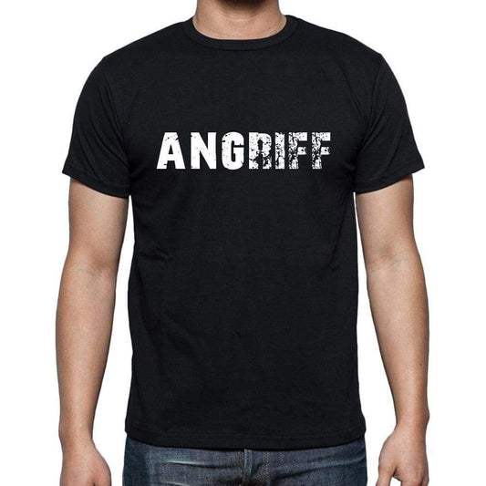 Angriff Mens Short Sleeve Round Neck T-Shirt - Casual