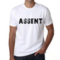 Assent Mens T Shirt White Birthday Gift 00552 - White / Xs - Casual