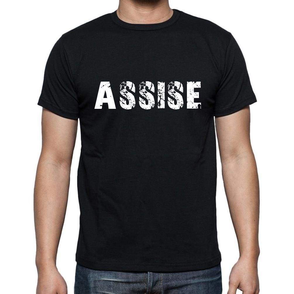 Assise French Dictionary Mens Short Sleeve Round Neck T-Shirt 00009 - Casual
