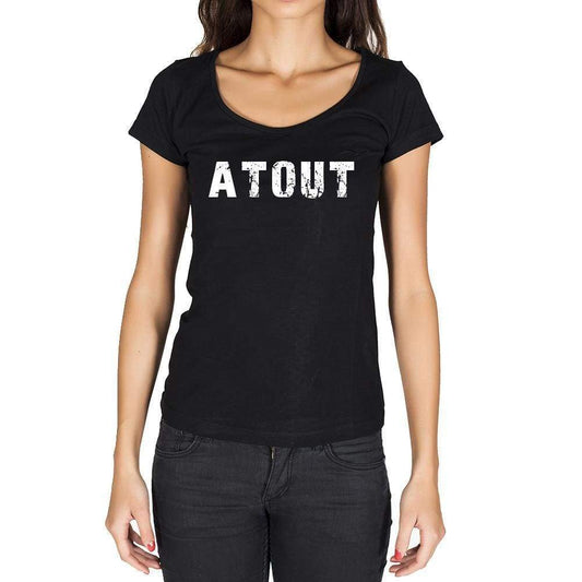 Atout French Dictionary Womens Short Sleeve Round Neck T-Shirt 00010 - Casual