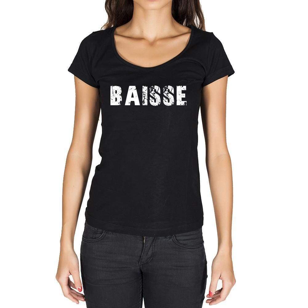Baisse French Dictionary Womens Short Sleeve Round Neck T-Shirt 00010 - Casual