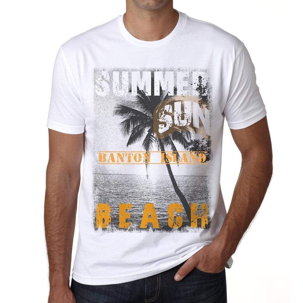 Banton Island Mens Short Sleeve Round Neck T-Shirt - Casual