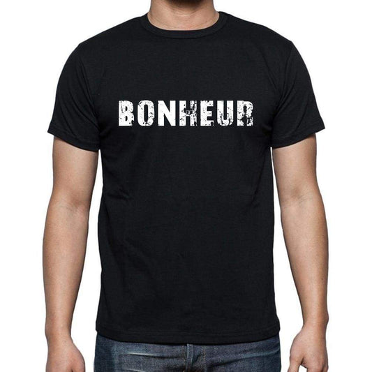 Bonheur French Dictionary Mens Short Sleeve Round Neck T-Shirt 00009 - Casual