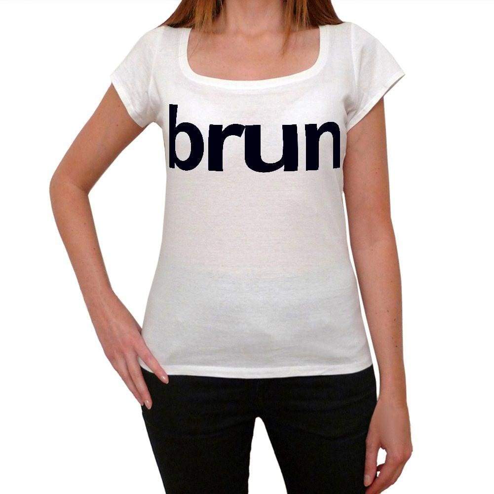 Brun Womens Short Sleeve Scoop Neck Tee 00036