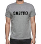 Castro Grey Mens Short Sleeve Round Neck T-Shirt 00018 - Grey / S - Casual