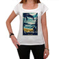 Catanzaro Pura Vida Beach Name White Womens Short Sleeve Round Neck T-Shirt 00297 - White / Xs - Casual