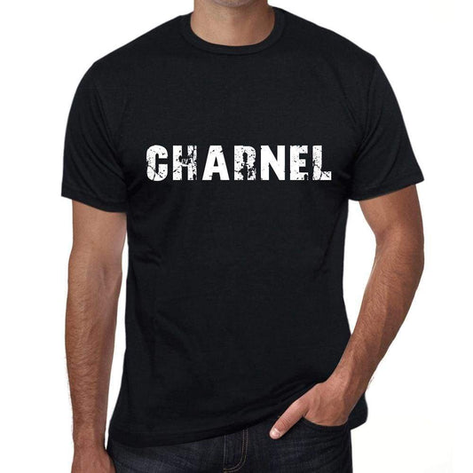 Charnel Mens Vintage T Shirt Black Birthday Gift 00555 - Black / Xs - Casual