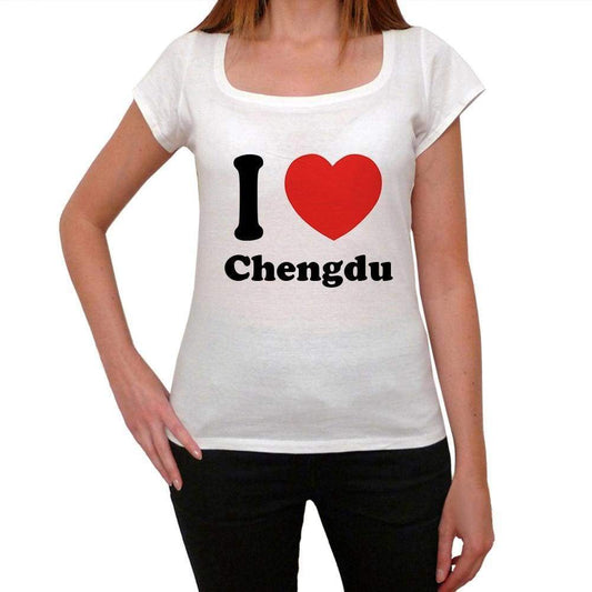 Chengdu T Shirt Woman Traveling In Visit Chengdu Womens Short Sleeve Round Neck T-Shirt 00031 - T-Shirt