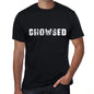 Chowsed Mens Vintage T Shirt Black Birthday Gift 00555 - Black / Xs - Casual