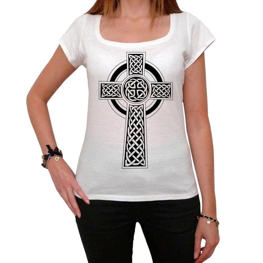 Circle Tribal Tattoo Womens Short Sleeve Scoop Neck Tee 00161