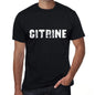 Citrine Mens Vintage T Shirt Black Birthday Gift 00555 - Black / Xs - Casual