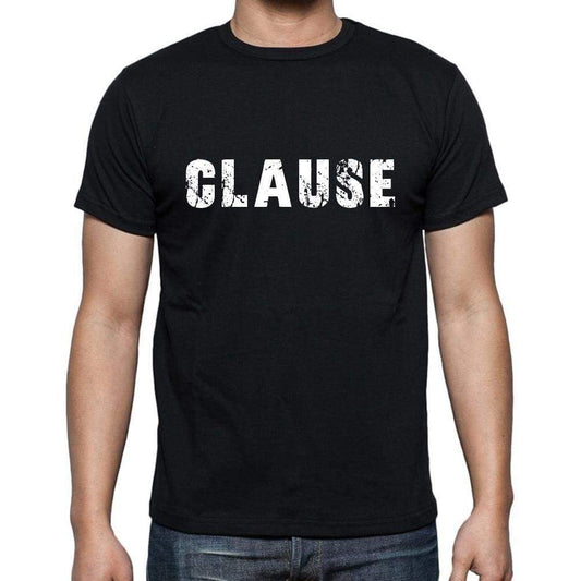 Clause French Dictionary Mens Short Sleeve Round Neck T-Shirt 00009 - Casual