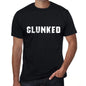 Clunked Mens Vintage T Shirt Black Birthday Gift 00555 - Black / Xs - Casual