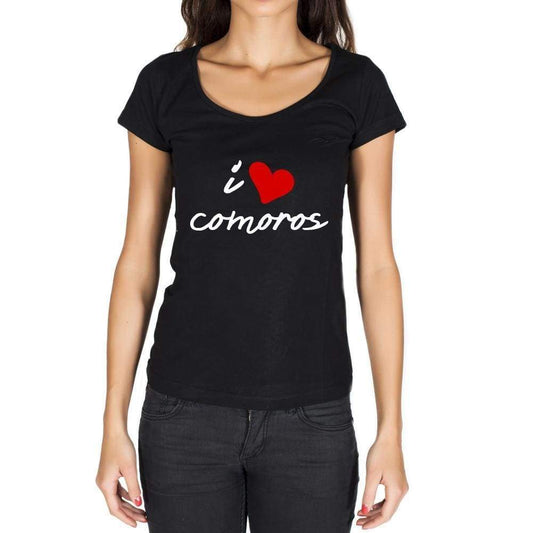 Comoros Womens Short Sleeve Round Neck T-Shirt - Casual