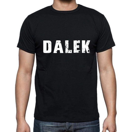 Dalek Mens Short Sleeve Round Neck T-Shirt 5 Letters Black Word 00006 - Casual