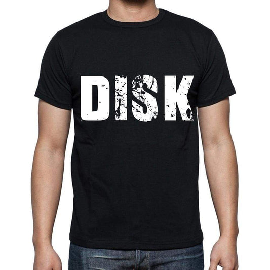 Disk Mens Short Sleeve Round Neck T-Shirt - Casual