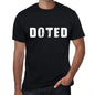 Doted Mens Retro T Shirt Black Birthday Gift 00553 - Black / Xs - Casual