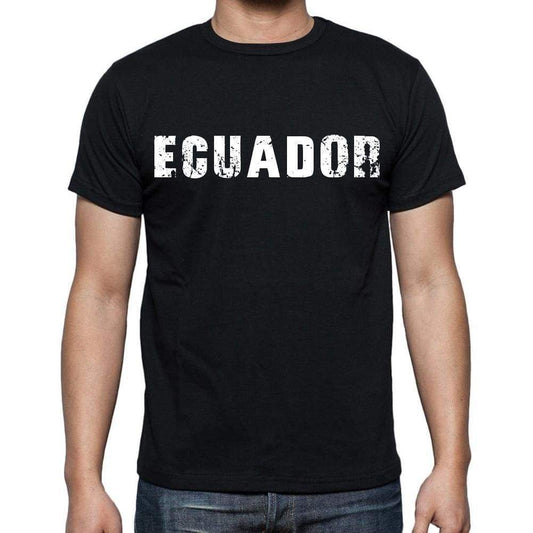 Ecuador T-Shirt For Men Short Sleeve Round Neck Black T Shirt For Men - T-Shirt
