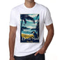Eforie Sud Pura Vida Beach Name White Mens Short Sleeve Round Neck T-Shirt 00292 - White / S - Casual