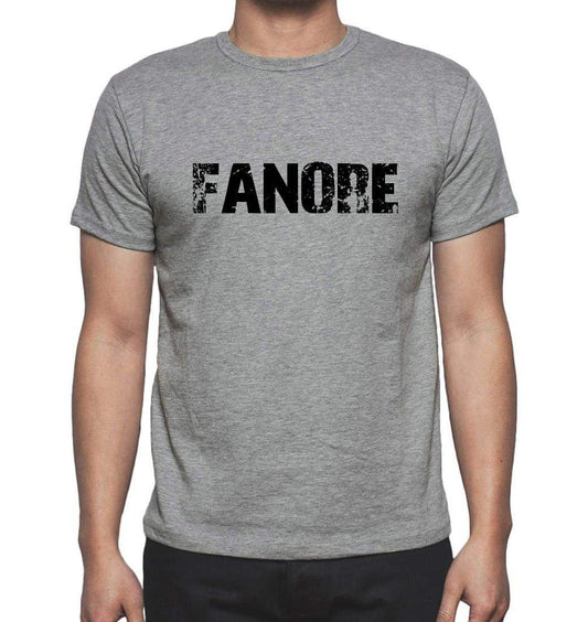 Fanore Grey Mens Short Sleeve Round Neck T-Shirt 00018 - Grey / S - Casual