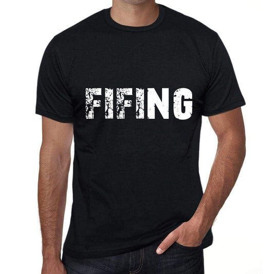Fifing Mens Vintage T Shirt Black Birthday Gift 00554 - Black / Xs - Casual