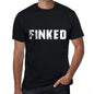 Finked Mens Vintage T Shirt Black Birthday Gift 00554 - Black / Xs - Casual