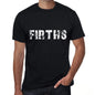 Firths Mens Vintage T Shirt Black Birthday Gift 00554 - Black / Xs - Casual
