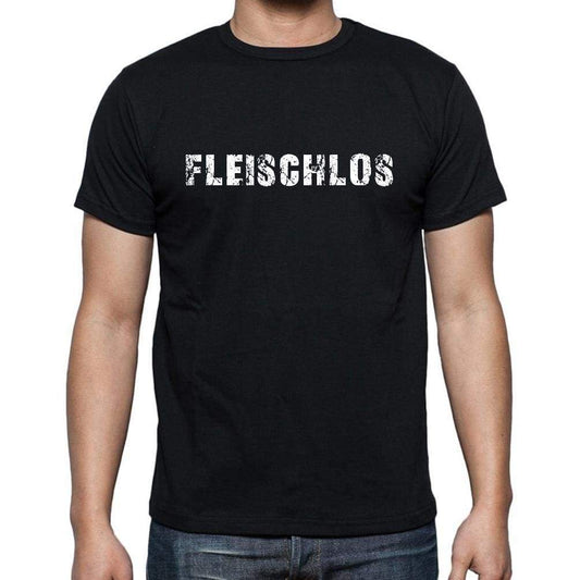 Fleischlos Mens Short Sleeve Round Neck T-Shirt - Casual