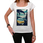 Fogo Pura Vida Beach Name White Womens Short Sleeve Round Neck T-Shirt 00297 - White / Xs - Casual